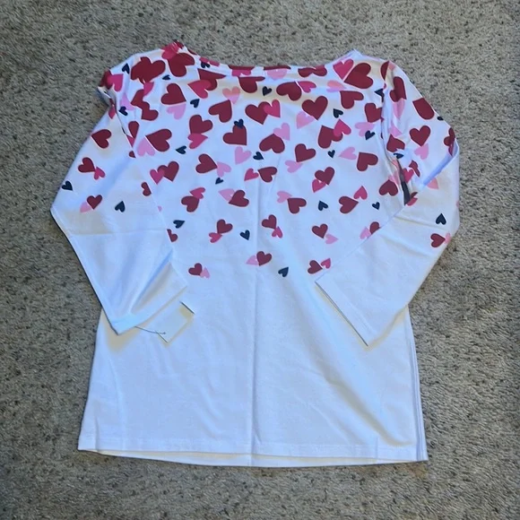 Talbots heart top - Picture 4 of 6